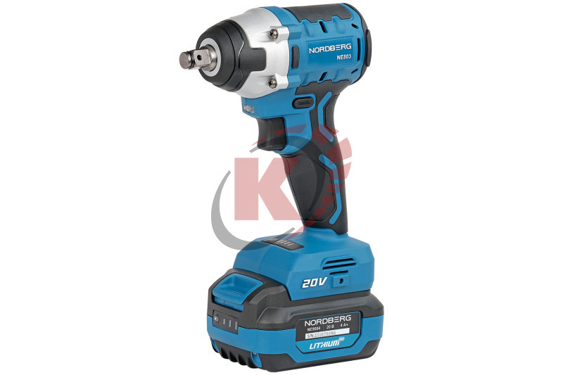 Гайковерт аккум. 20В, 300Нм, 1/2", 1х4Ач (NE803K) Nordberg