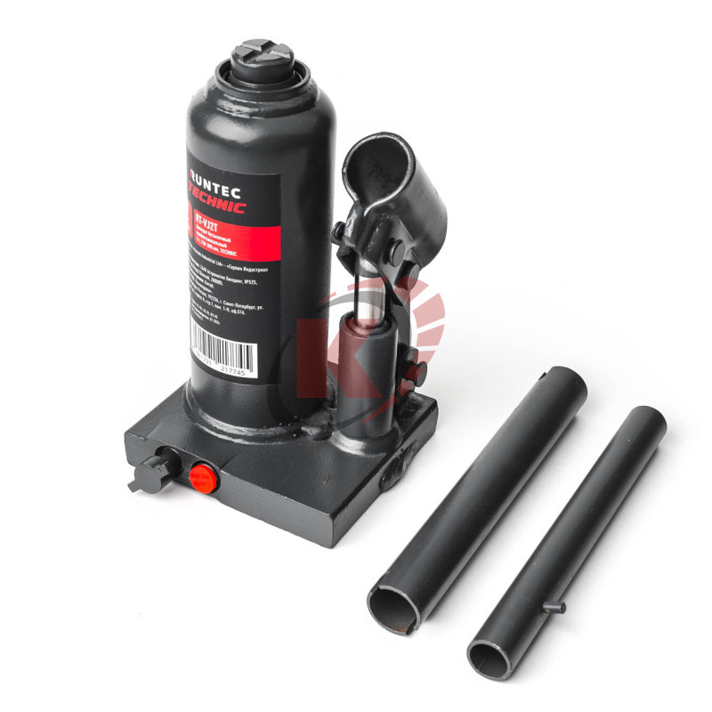 Домкрат бутылочный 2т H=158-308мм (RT-VJ2T) Runtec