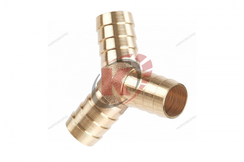 Переходник "елка" 14 мм Y-образный, латунь (NP3S14) Nordberg
