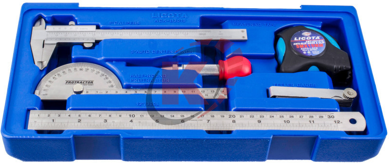 Набор измерительного инструмента 6пр. ложемент (ACK-B3019) Licota