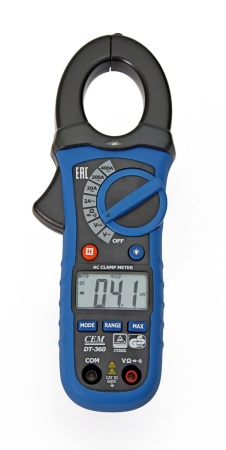 Клещи токоизмерительные цифровые (DT-360) CEM