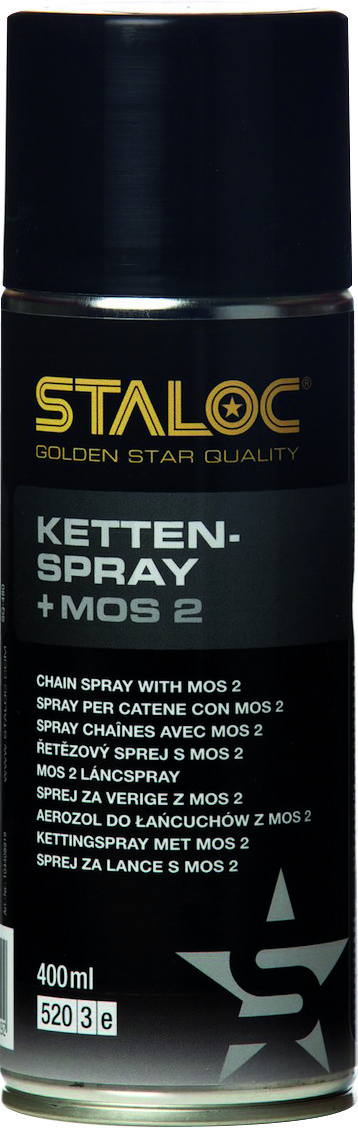 Смазка-спрей для цепей Chain Spray with MOS 2, 400 ml (SQ-480) STALOC