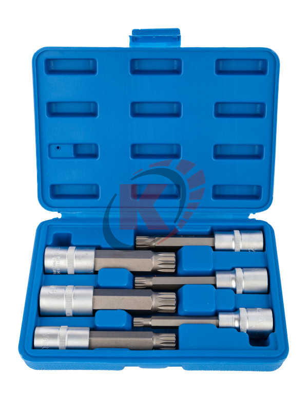 Набор головок 1/2" со вставкой SPLINE 100мм 6пр. (VR50198) Vertul