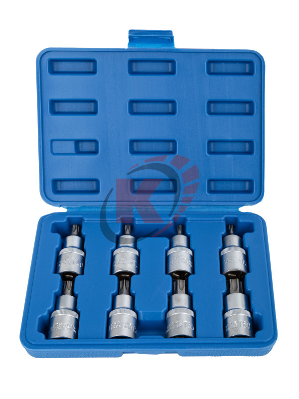 Набор головок со вставкой TORX 1/2", длина 55мм, 8пр. (VR50187) Vertul