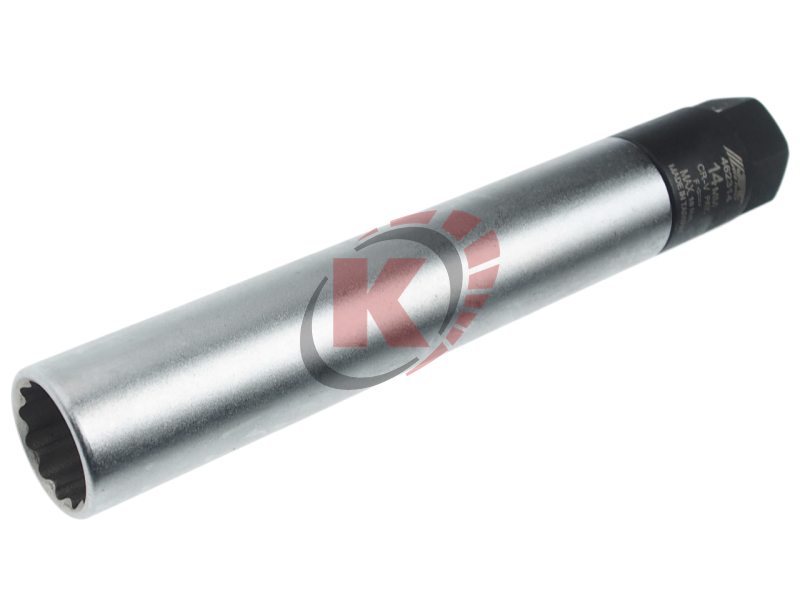 Головка свечная 12-гранная 3/8"x14мм с фиксированным усилием затяжки (JTC-4623-14)