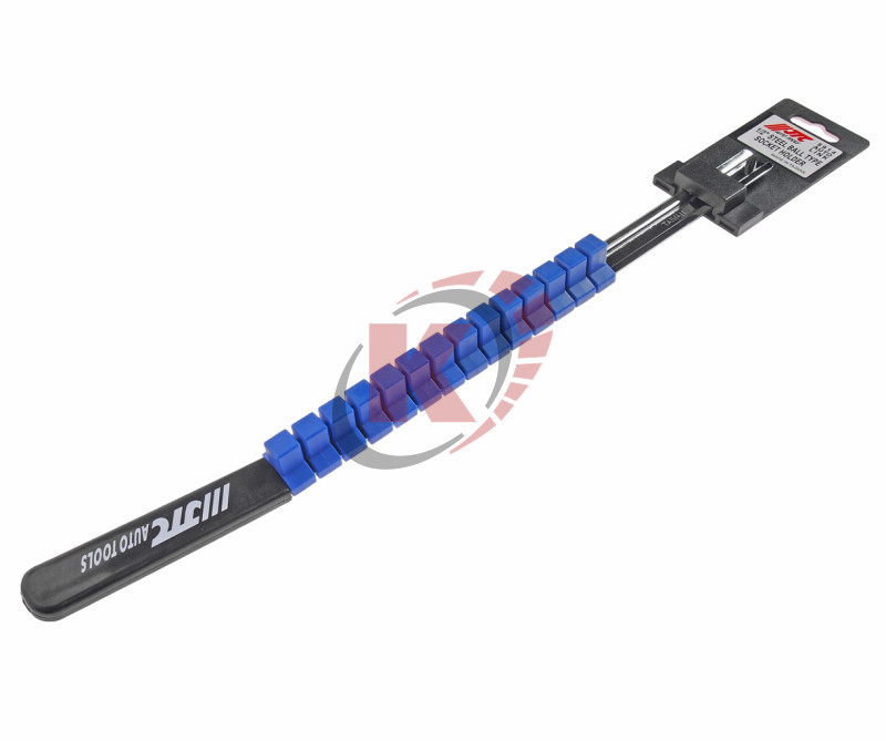 Держатель головок 1/2" стальная рейка с пластиковой рукояткой длина 445мм (JTC-5914)