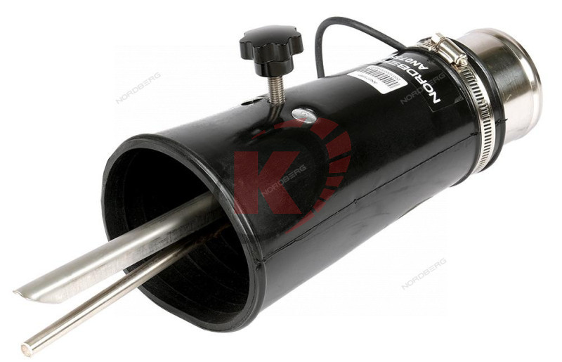 Насадка газоприемная резиновая с внутр. фикс круглая на шланг d=75мм (AN075RP) Nordberg