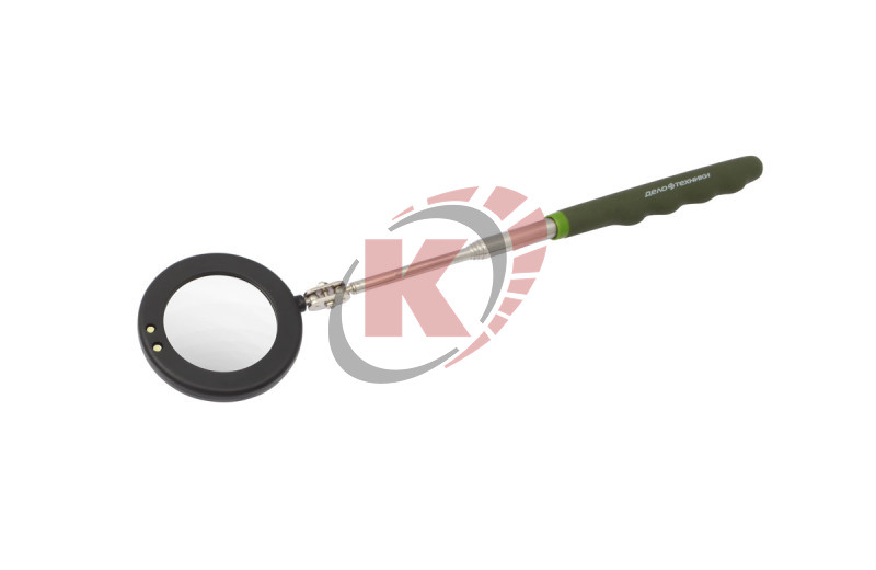 Зеркало телескопическое O75 мм с подсветкой (837077) ДТ