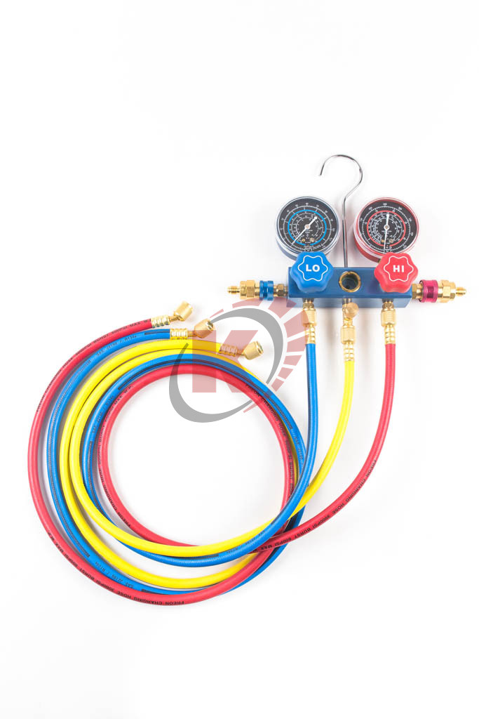 Двухвентильный манометрический коллектор R12, R134A (ATL-9025B) Licota