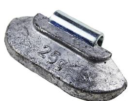 Грузик балансировочный для штамповоных дисков, 25г, 100шт (WC25SF4) Nordberg