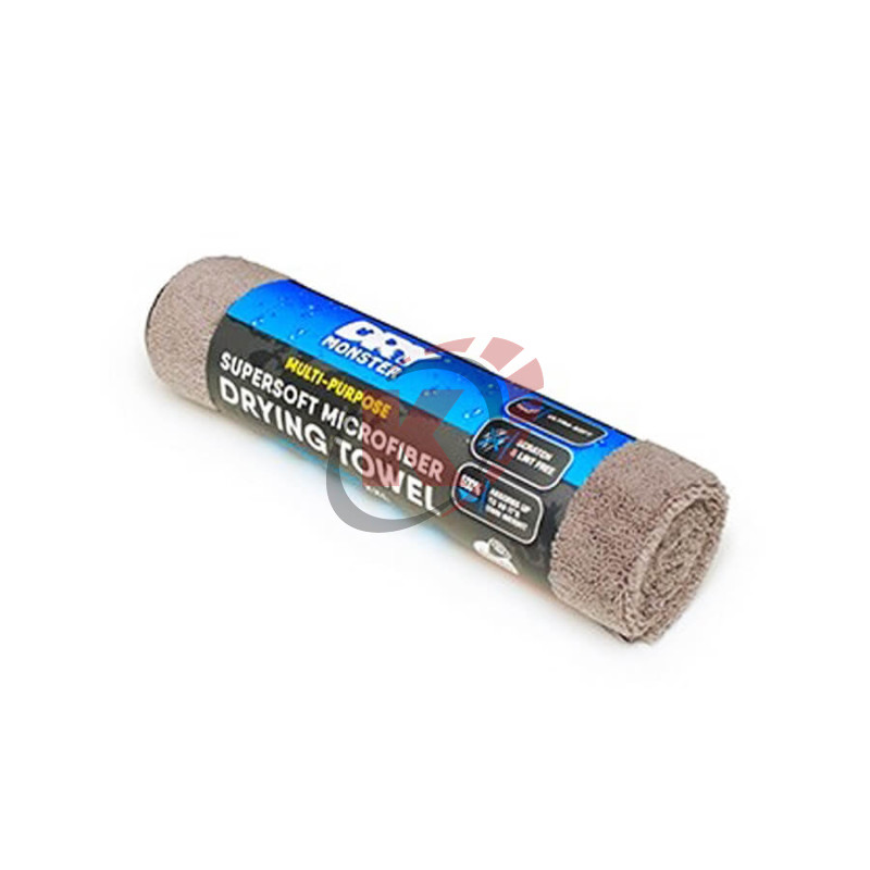 Полотенце для сушки авто серое 60х80 см Dry Monster Drying Towel