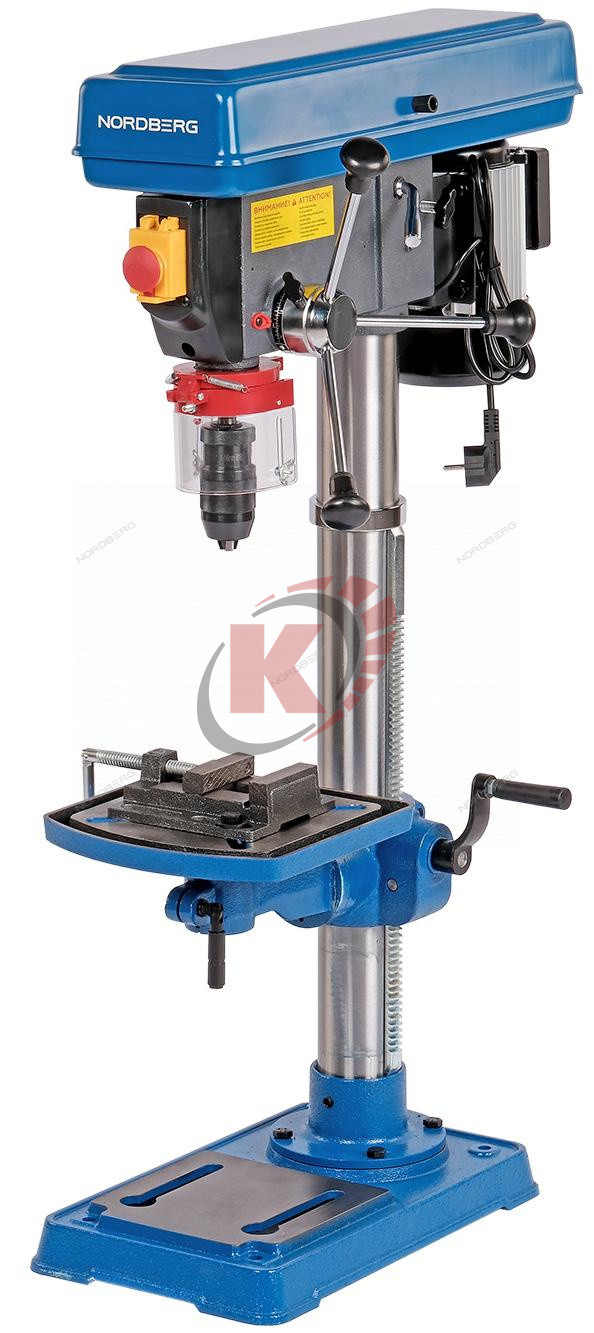 Станок сверлильный 600Вт, 220В, 180-2740 об/мин тиски (ND1667) Nordberg