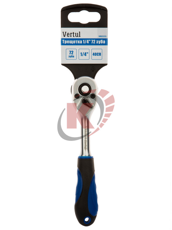 Трещотка 1/4" 72 зуба (VR03331) Vertul