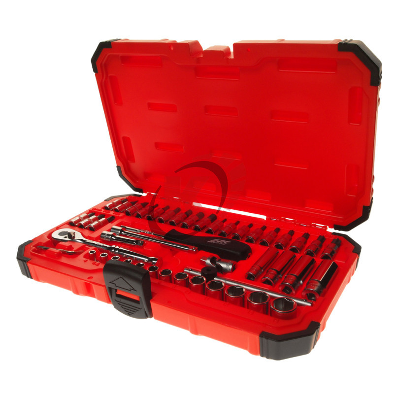 Набор торцевых головок 1/4" 47пр. 4-14 + биты насадки (JTC-H247M)