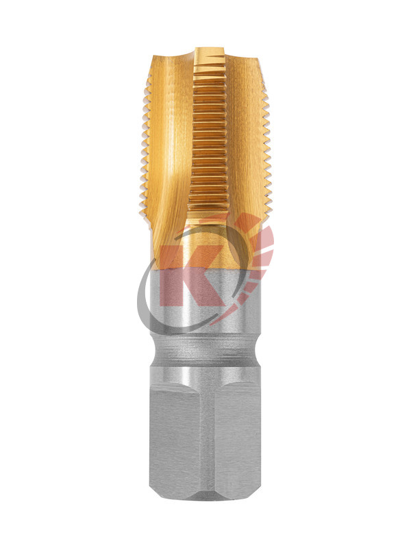 Метчик K 3/8" (Дюймовый конич.) HSS TiN (52501807) №1807