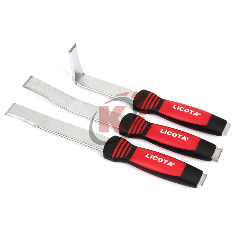 Набор зубил для расшивки кузовных швов панелей, 3 предмета (ATG-4601) Licota