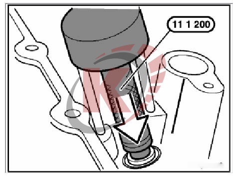 Приспособление для запрессовки маслосъемных колпачков BMW (ATA-0480) Licota