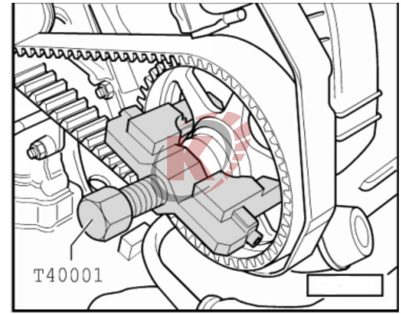 Набор для демонтажа шкивов c распредвала VW AUDI (ATA-0394) Licota