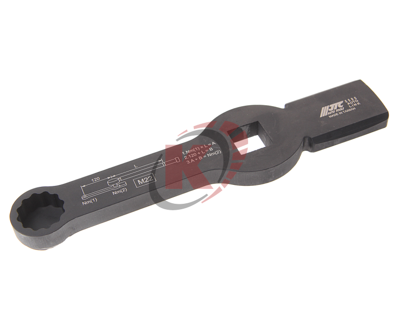 Ключ для тормозных суппортов грузовых автомобилей 12-гранный 3/4x22мм (JTC-5595-M22)