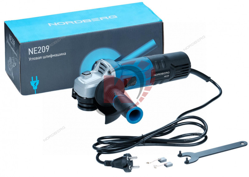 УШМ Ø125мм, 900Вт, 11000об/мин (NE209) Nordberg