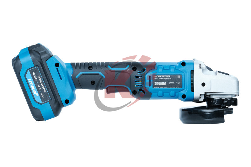 УШМ аккум. Ø125мм, 20В, 3000-7500 об/мин, 1х4.0Ач (NE307K) Nordberg