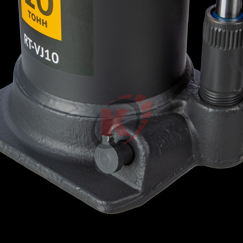 Домкрат бутылочный 10т H=220-488мм (RT-VJ10) Runtec