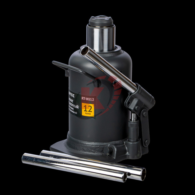 Домкрат бутылочный 12т H=235-590мм (RT-WJ12) Runtec