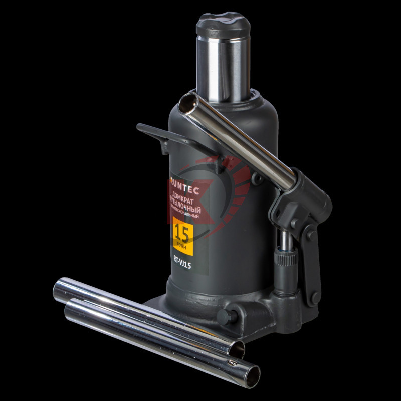 Домкрат бутылочный 15т H=228-508 мм (RT-VJ15) Runtec