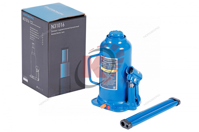 Домкрат бутылочный 16т (N31016) Nordberg