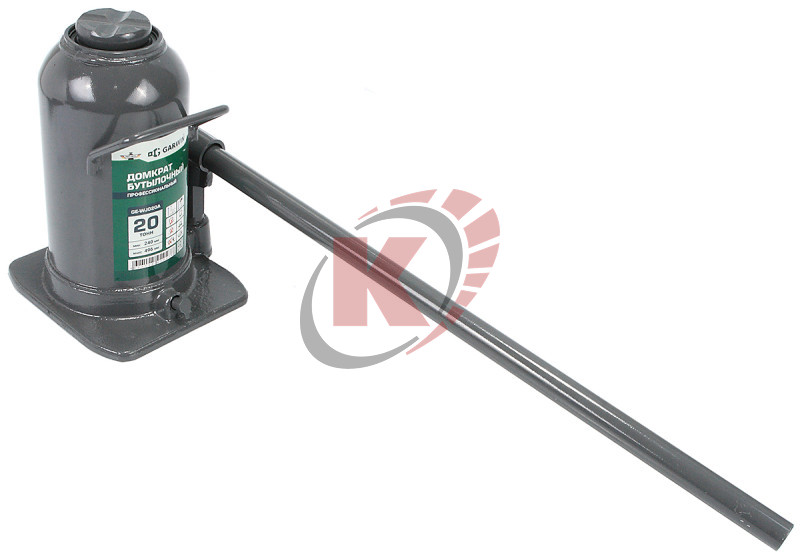 Домкрат бутылочный 20т H=240-520 мм профессиональный (GE-WJ020A) Garwin