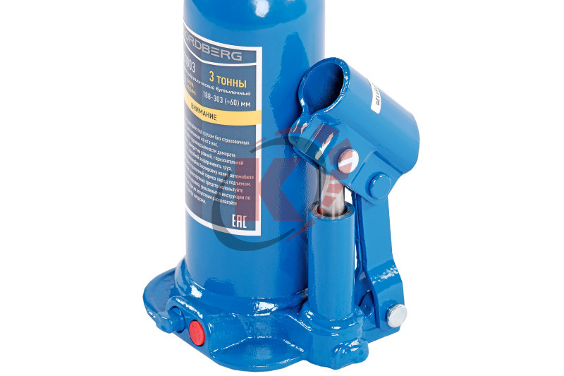 Домкрат бутылочный 3т (N31003) Nordberg