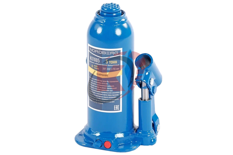 Домкрат бутылочный 5т 207-402мм (N31005) Nordberg