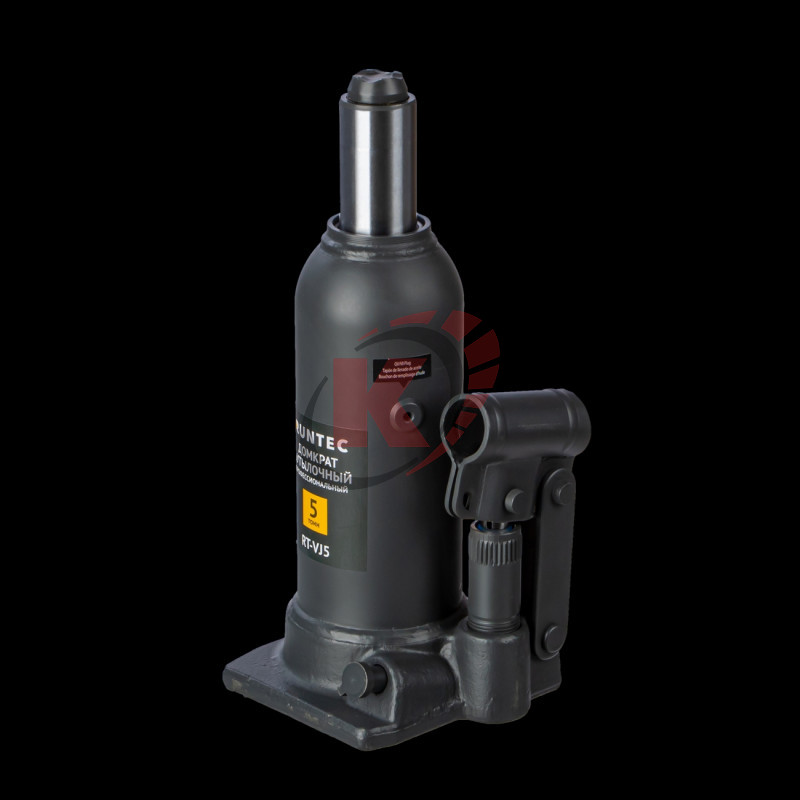 Домкрат бутылочный 5т H=218-474мм (RT-VJ5) Runtec