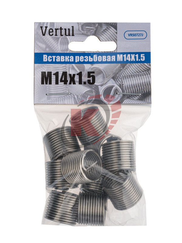 Вставка резьбовая М14х1,5 упаковка 10шт. (VR50727J) Vertul