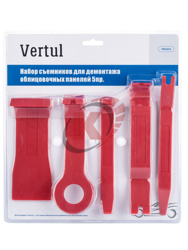 Набор съемников для демонтажа облицовочных панелей 5пр. (VR41013) Vertul