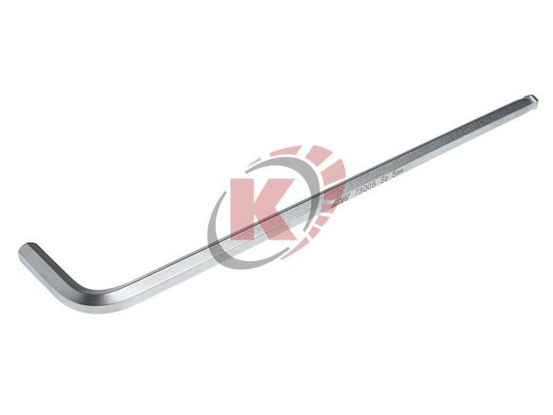 Ключ 6-гр. гнутый S=5.0 с шаром удл. 160мм (JTC-73005) JTC