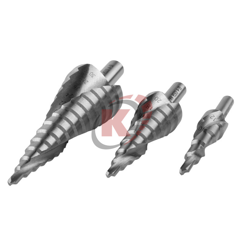 Набор ступенчатых сверл 4-12, 4-20, 4-30 мм, HSS-Co5 (102580-4-12*4-30) Garwin