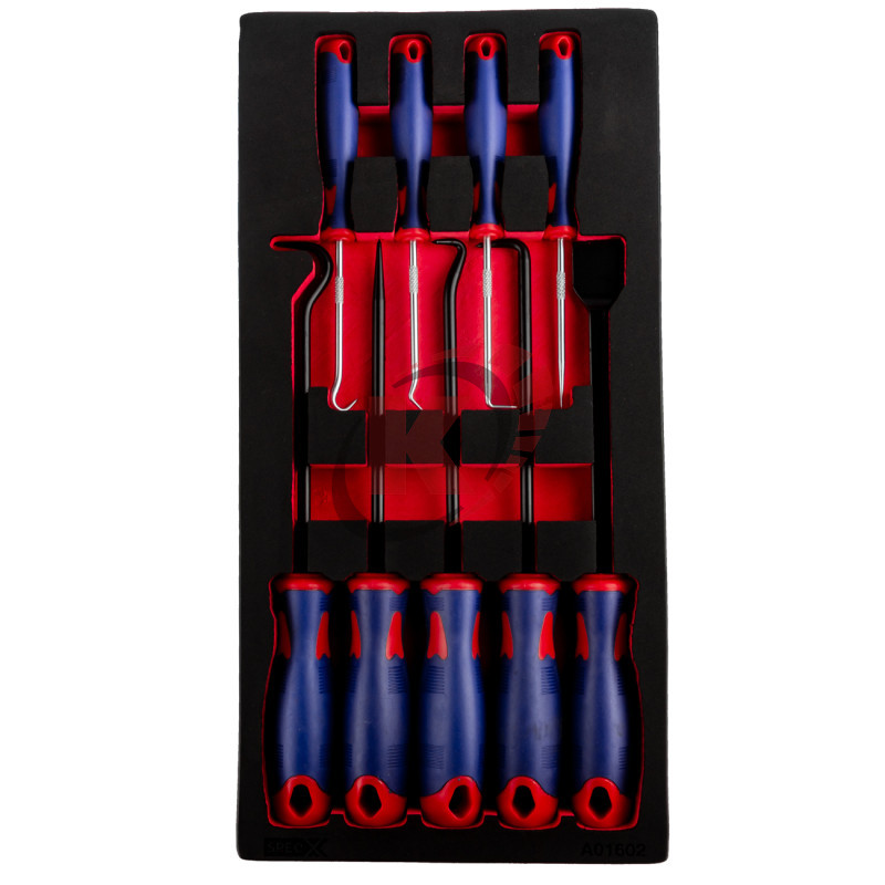 Набор крючков для демонтажа сальников 9 пр. ложемент (A01620) SpecX