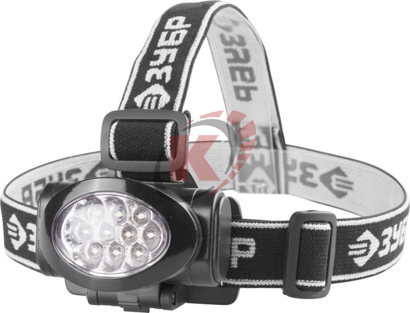 Фонарь налобный 10 LED (56438) ЗУБР