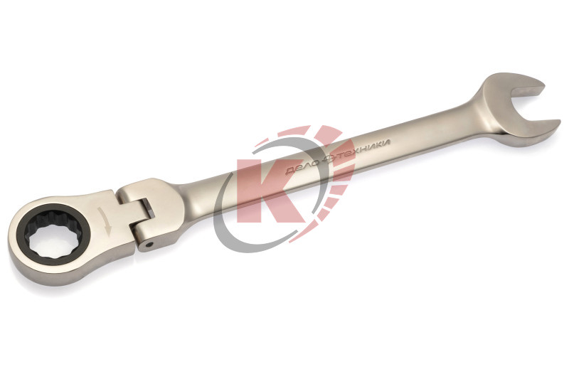 Ключ комбинированный трещоточный шарнирный 30 мм (515430) ДТ