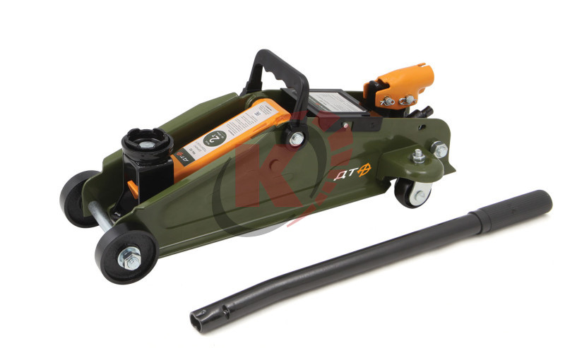 Домкрат подкатной 2т H=135-340мм в кейсе (904122) ДТ