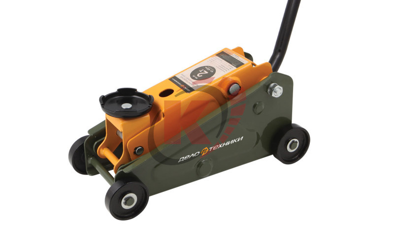 Домкрат подкатной 2т H=145-400мм в кейсе (904128) ДТ