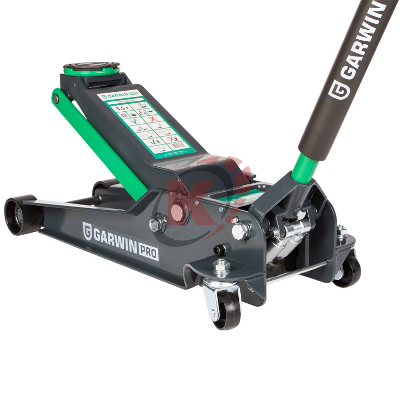 Домкрат подкатной 3,5т H=95-552мм (GE-PJL035A) Garwin