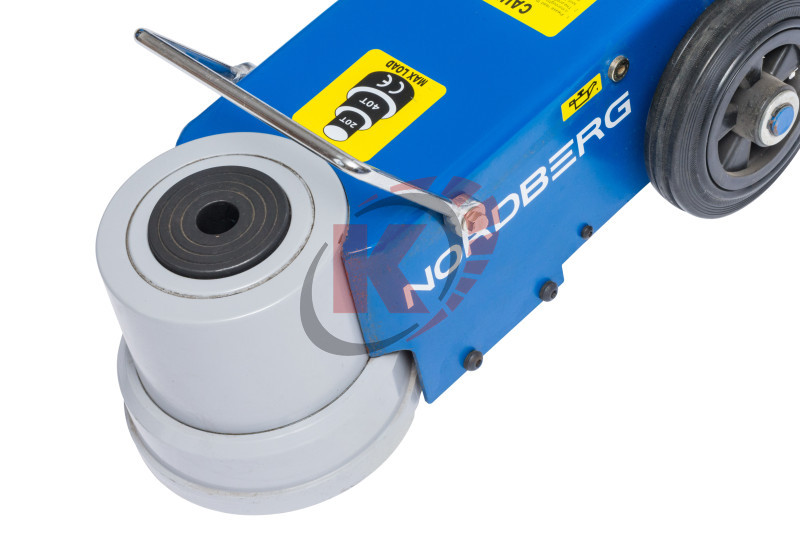 Домкрат подкатной пневмогидравлический 20/40т H=170-339мм (N402) Nordberg