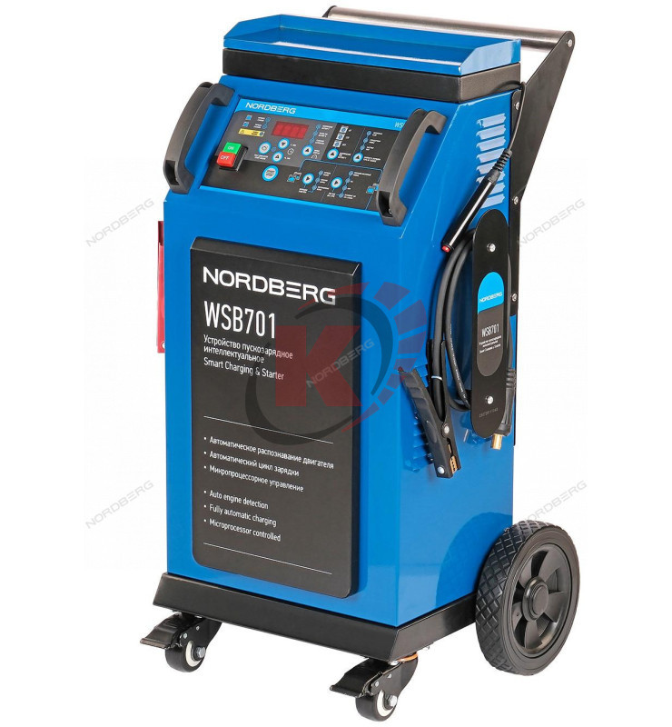 Устройство пуско-зарядное 12/24V 750A интеллектуальное (WSB701) Nordberg