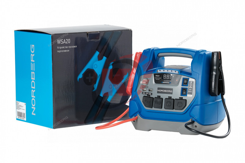 Устройство пусковое портативное 12V, 18Ah, 1250A (WSA20) Nordberg