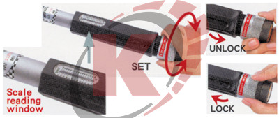 Ключ динамометрический 1/2" (AQW-N4200V) 40-200 Nm L=530мм Licota