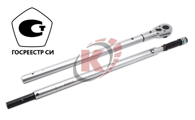 Ключ динамометрический 3/4" (6175GN) 300-1500 Nm L=1700мм Hans