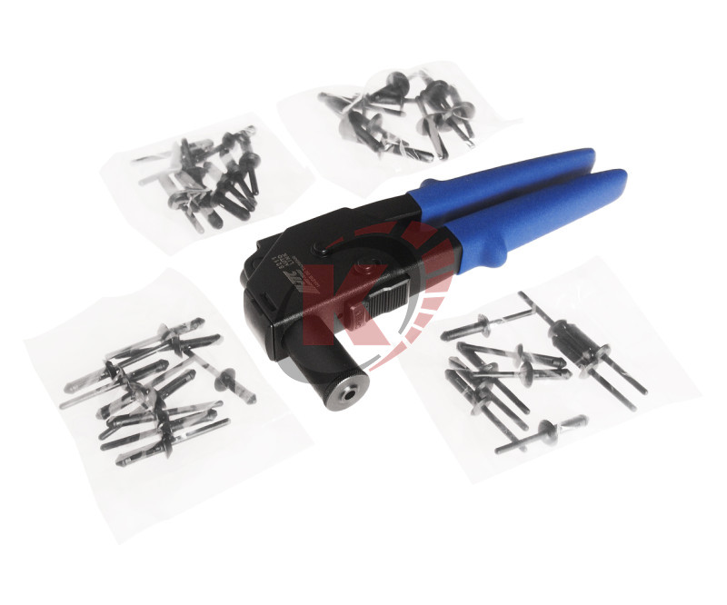 Заклепочник углового типа + заклепки 40 шт (JTC-5211)