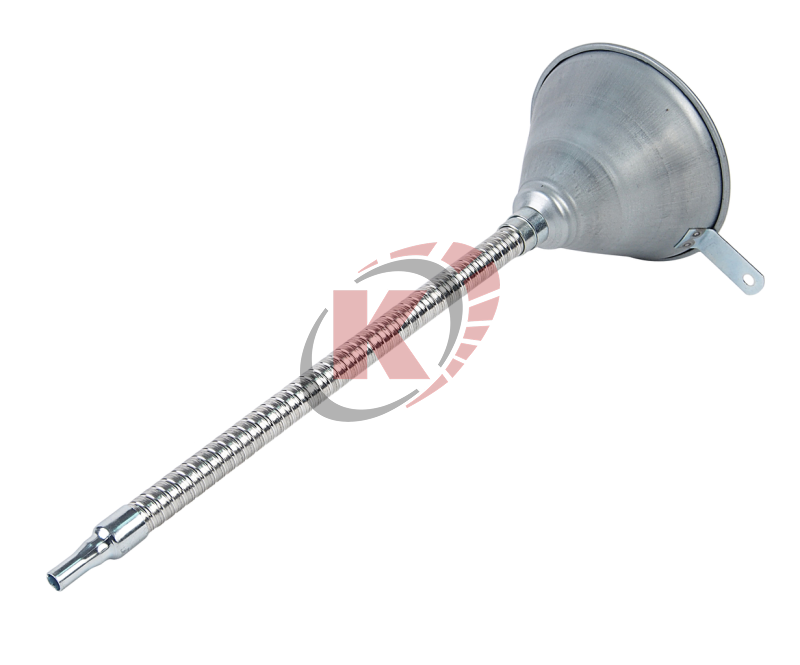 Воронка металлическая с гибким наконечником 370мм (JTC-3108A)